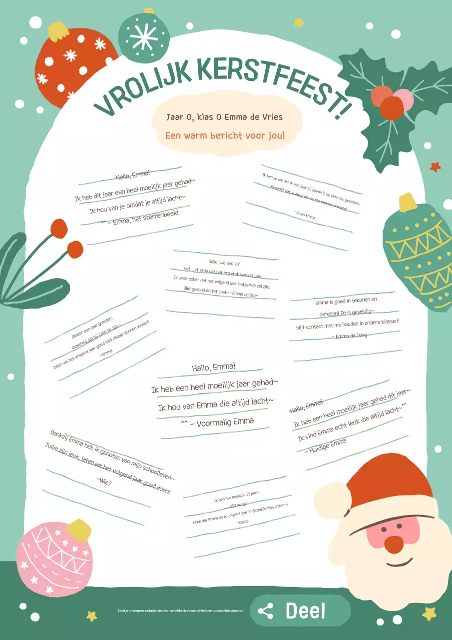 Mint Baby Kerst Vloeipapier