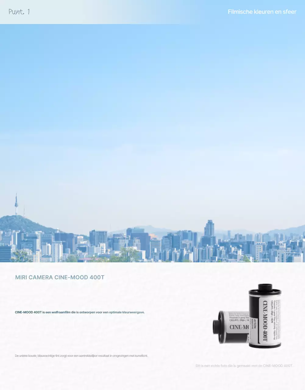 Beige Minimal Film Advertentie