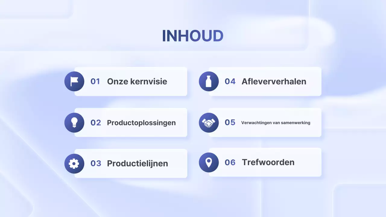 Sky Blue Modern Proposal Samenwerking