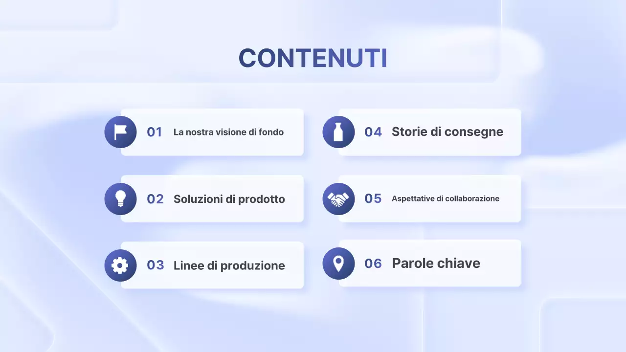 Collaborazione per la proposta moderna Sky Blue