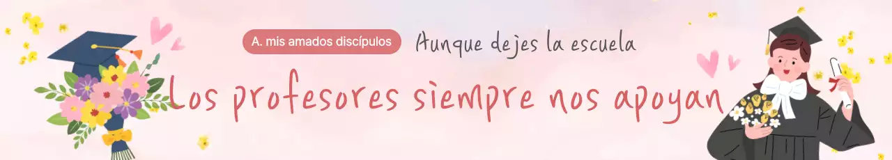 Alegría de graduación de bebé rosa