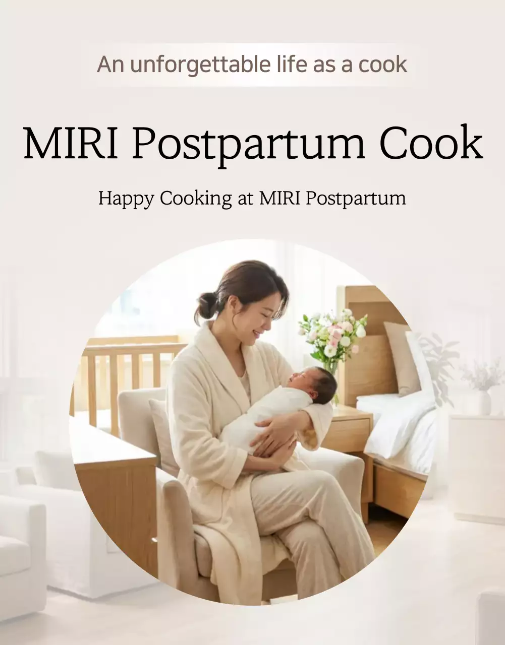 Khuyến mãi Trung tâm chăm sóc sau sinh đơn giản màu be