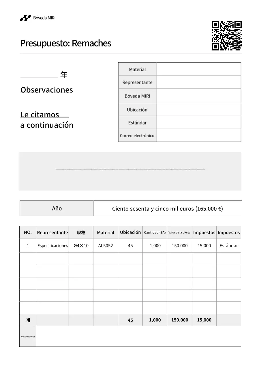 Manual básico de cotizaciones de White