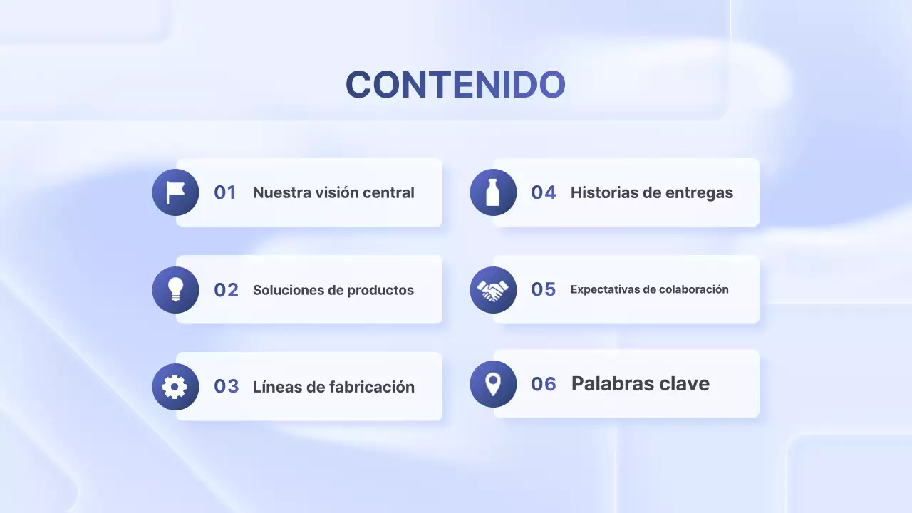 Propuesta de colaboración moderna en azul cielo