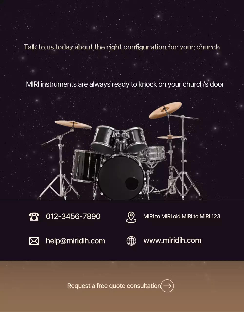 Black Classic Church Service Guide