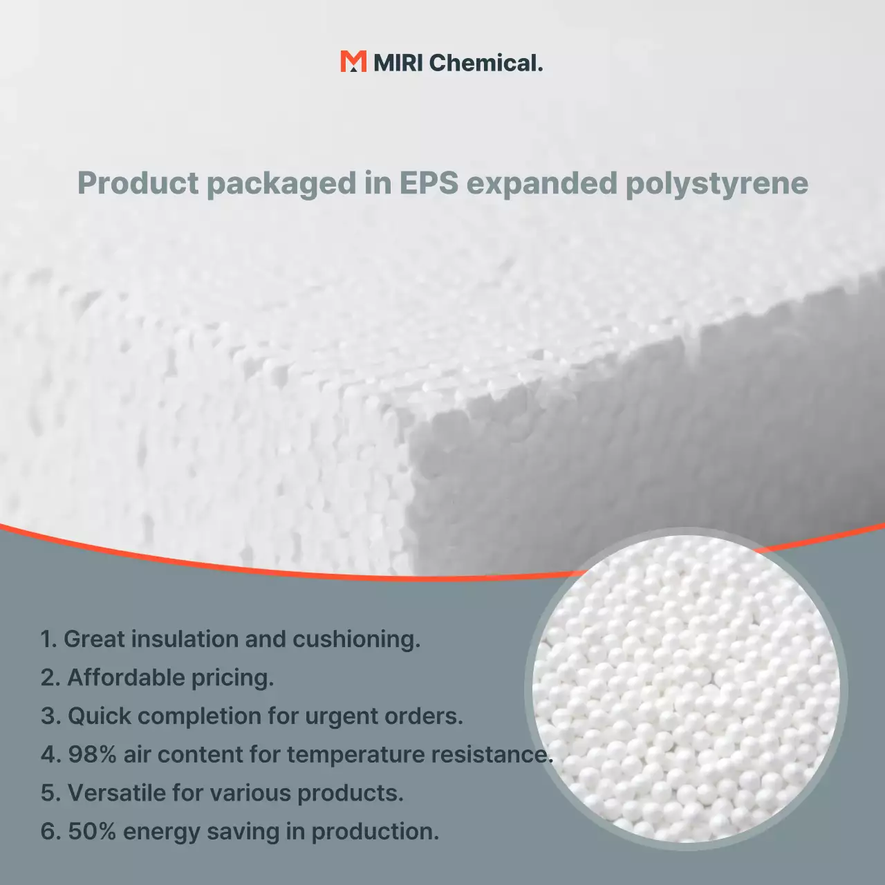 Descrição da embalagem branca simples