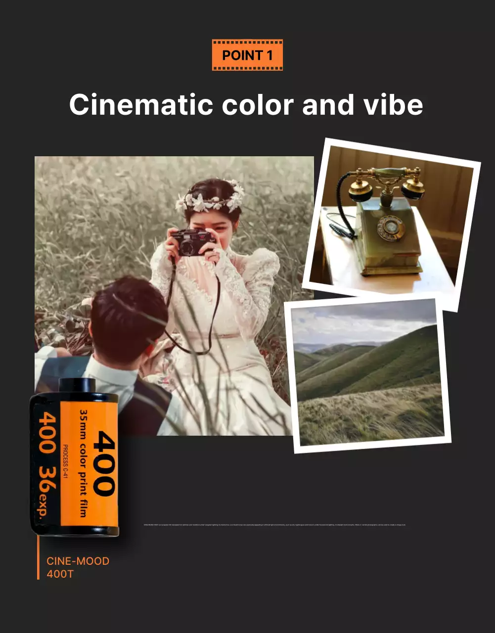 Orange Modern Camera Ad