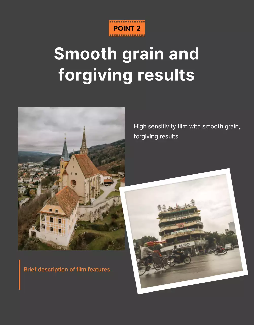 Orange Modern Camera Ad