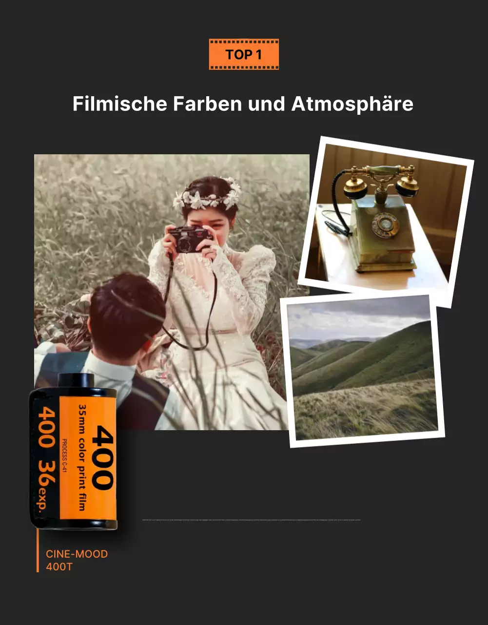 Orange Modern Camera Werbung