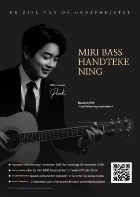 Zwart-wit klassiek muziekevenement