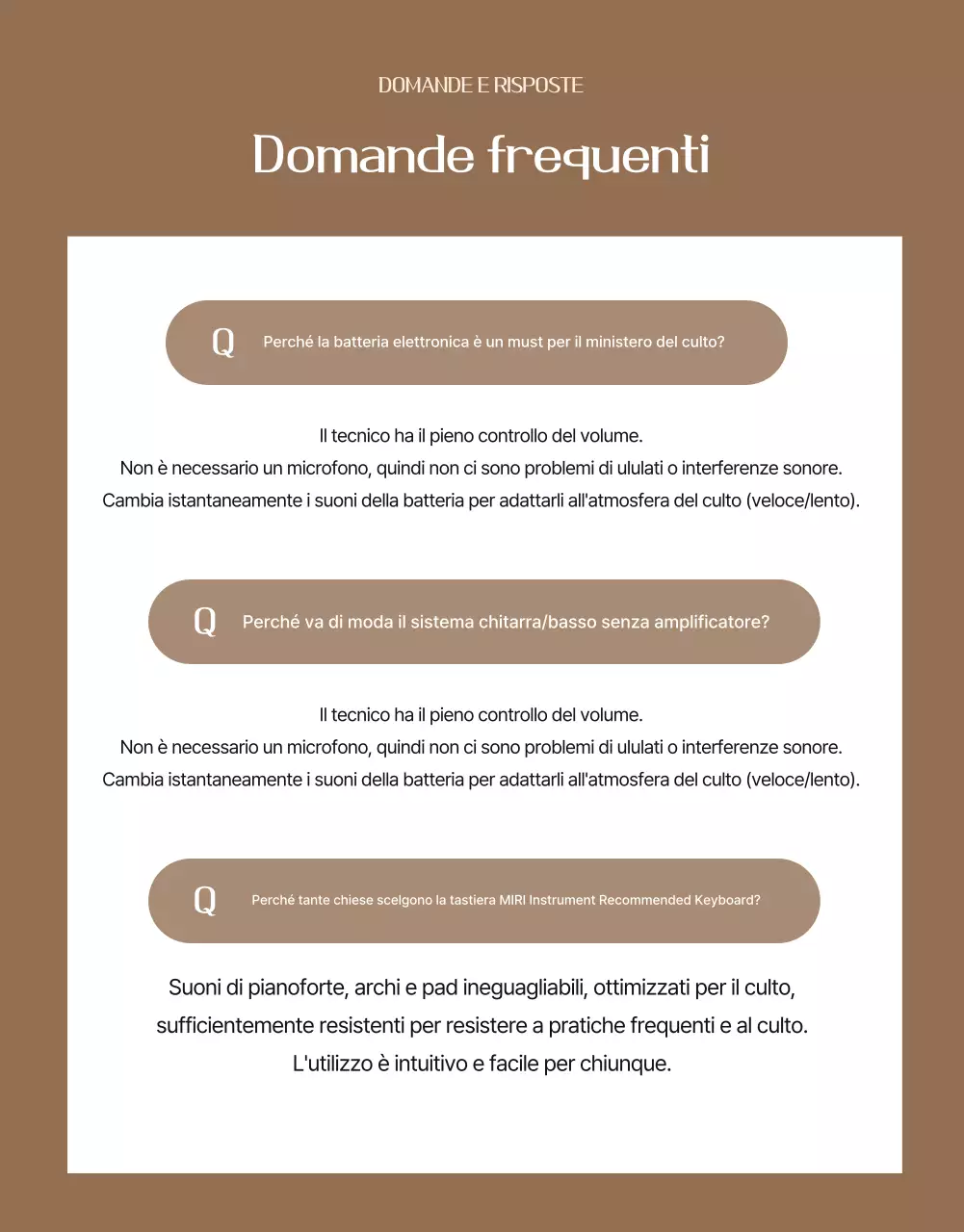 Guida al servizio religioso classico nero