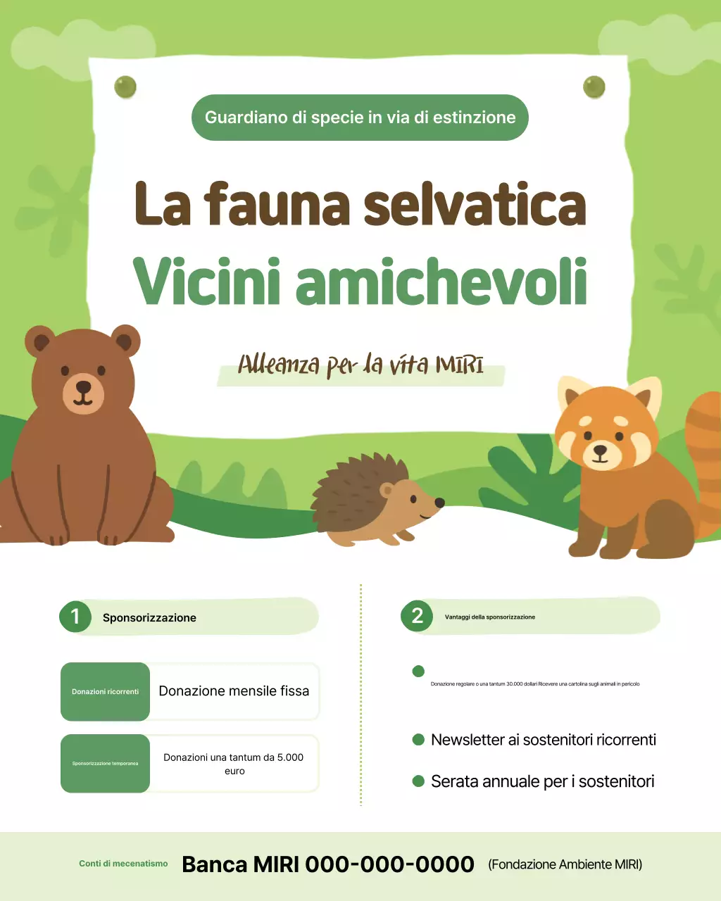 Campagna Green Cute per la protezione degli animali