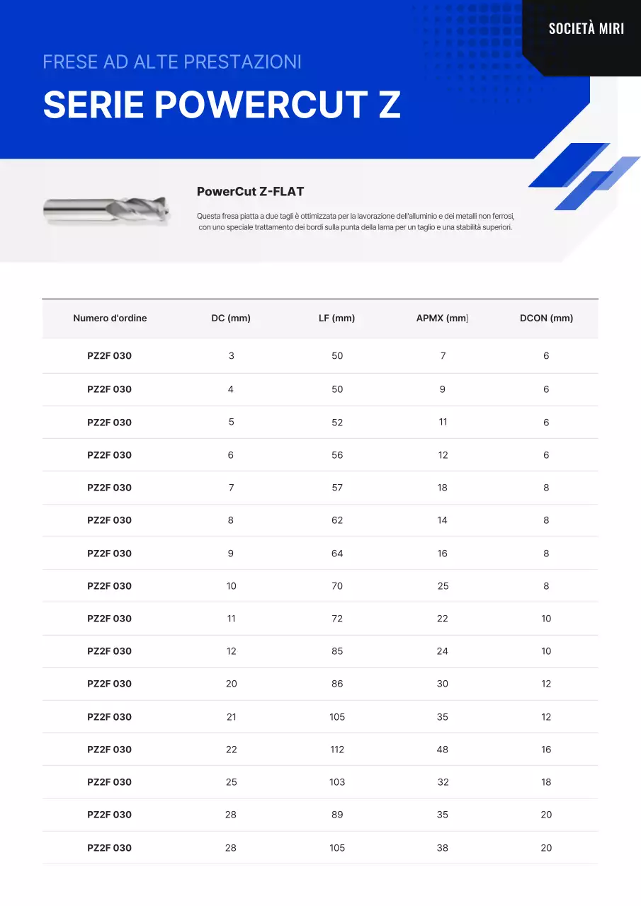Manuale del catalogo degli utensili moderni blu
