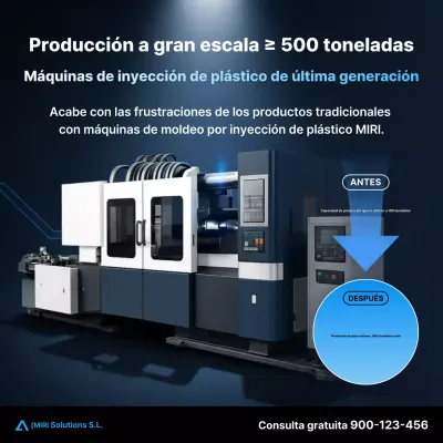 Anuncio de tecnología moderna azul