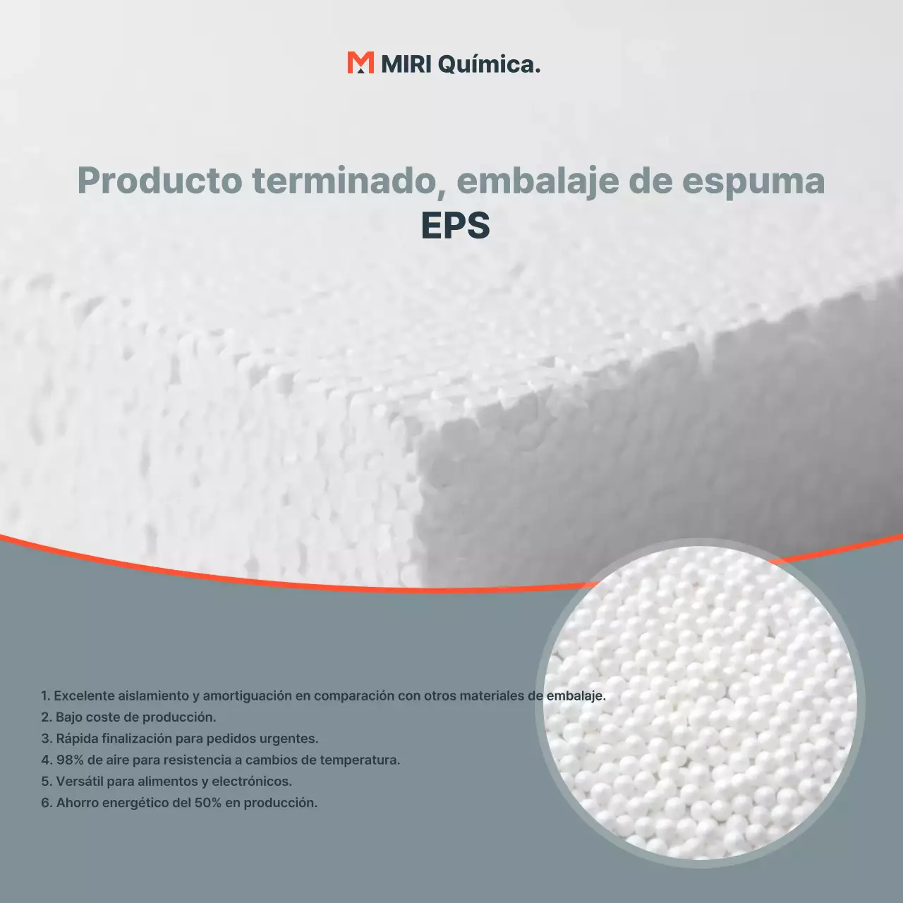 Descripción del embalaje blanco simple