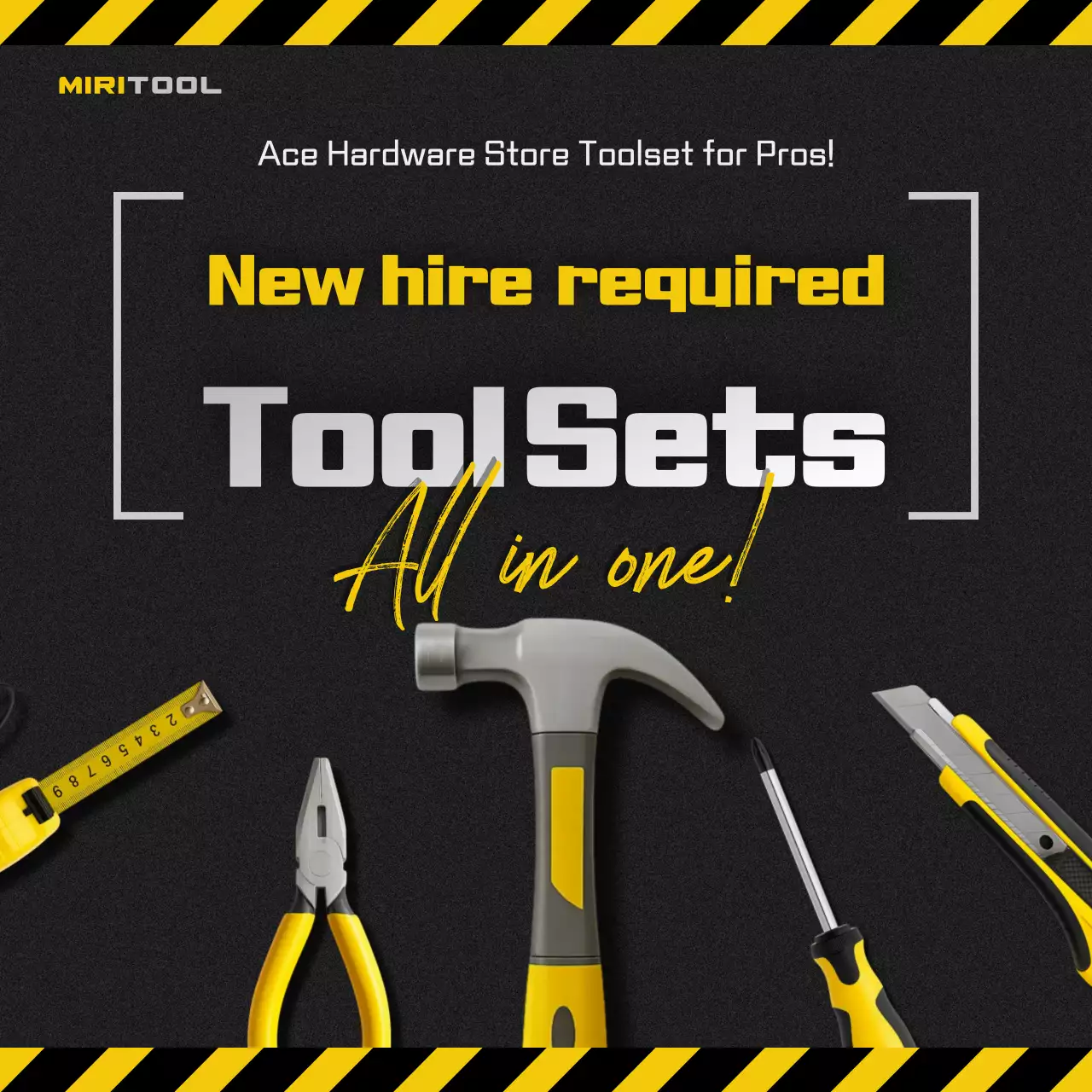 Black Modern Tool Ad