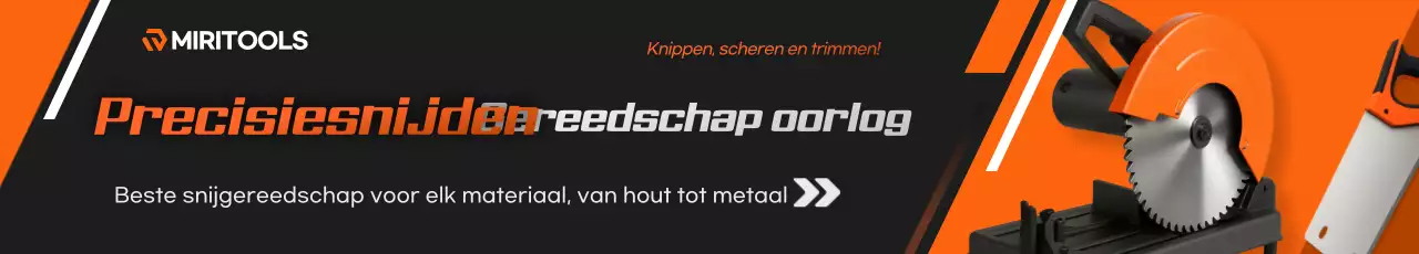 Oranje moderne gereedschapsadvertentie