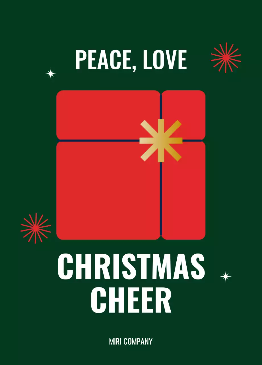 초록 심플 크리스마스 기념