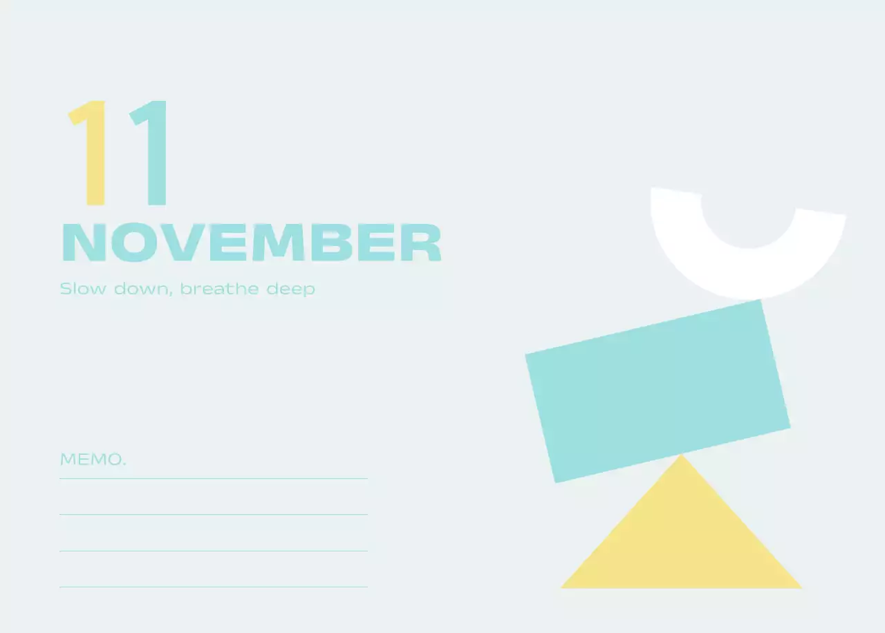 연보라 미니멀 캘린더 달력