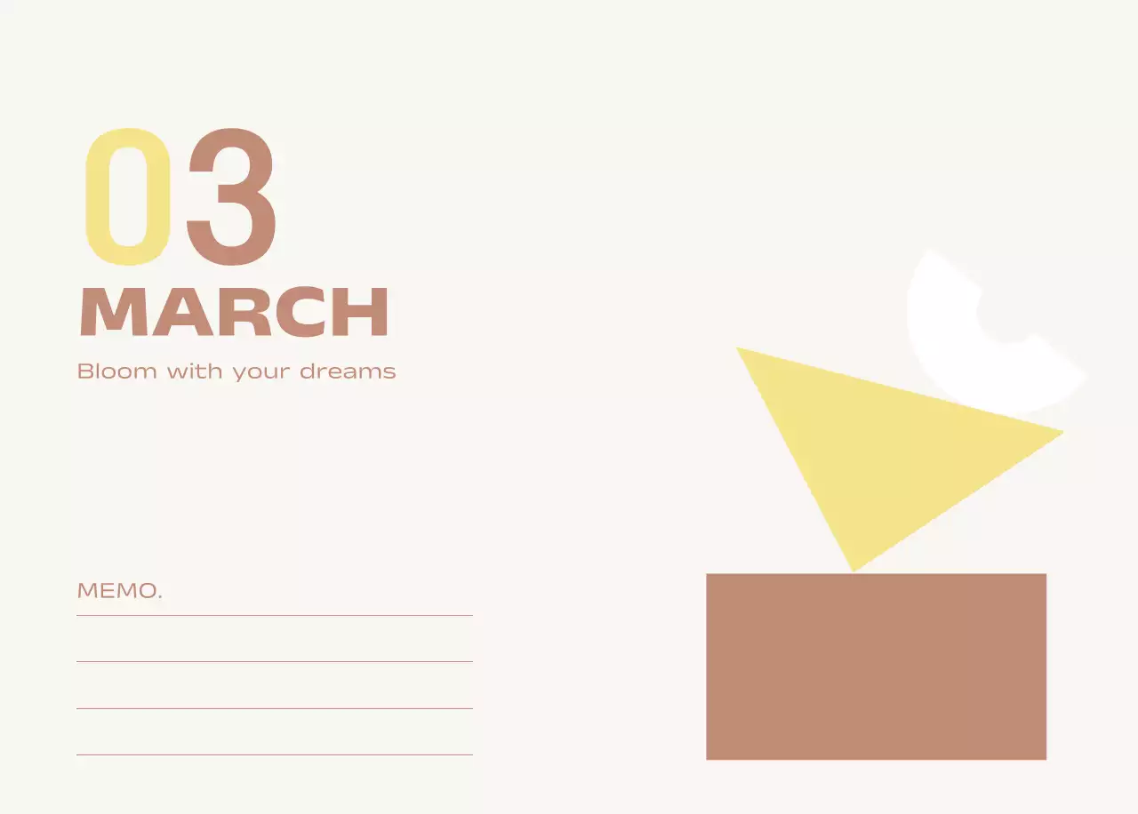 연보라 미니멀 캘린더 달력