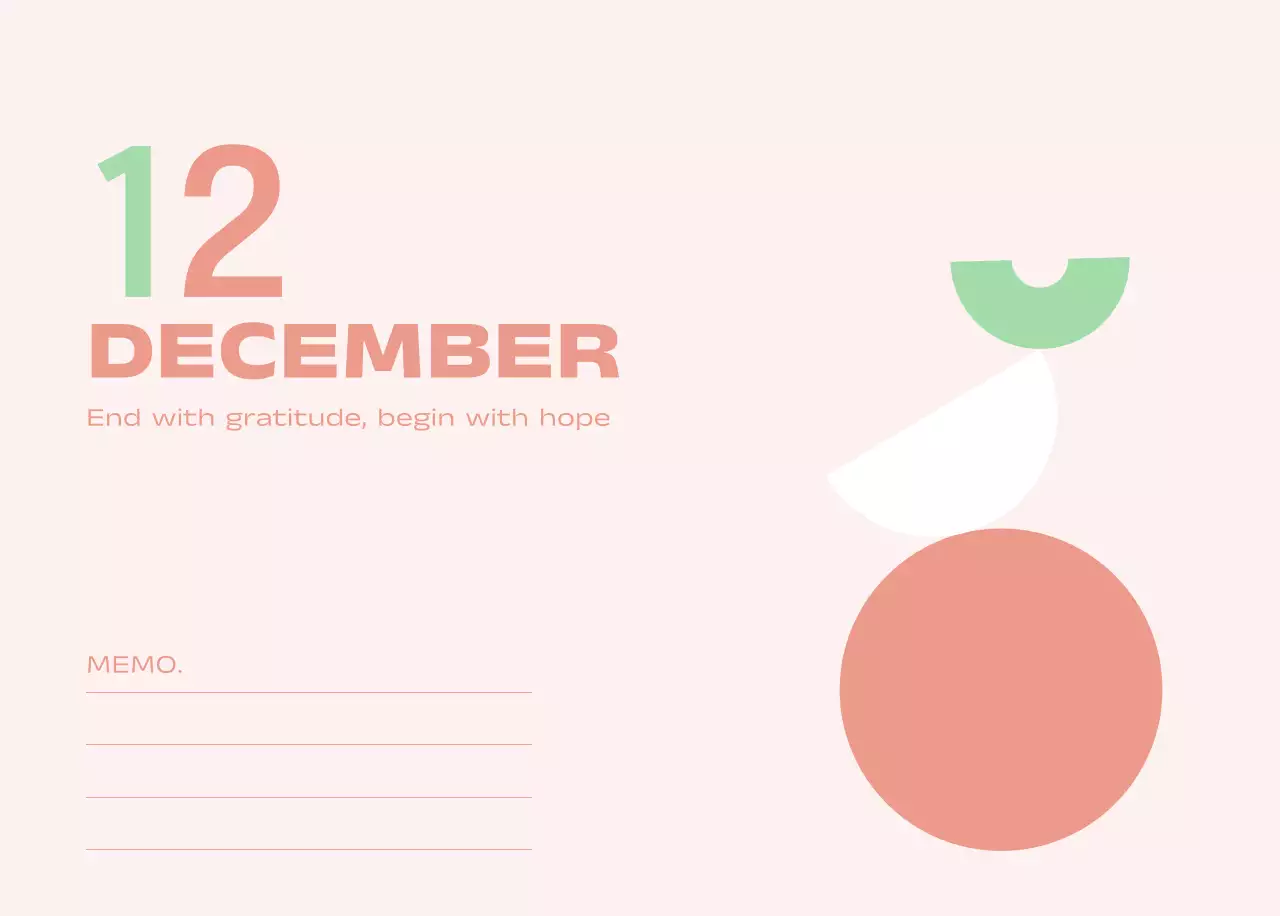 연보라 미니멀 캘린더 달력