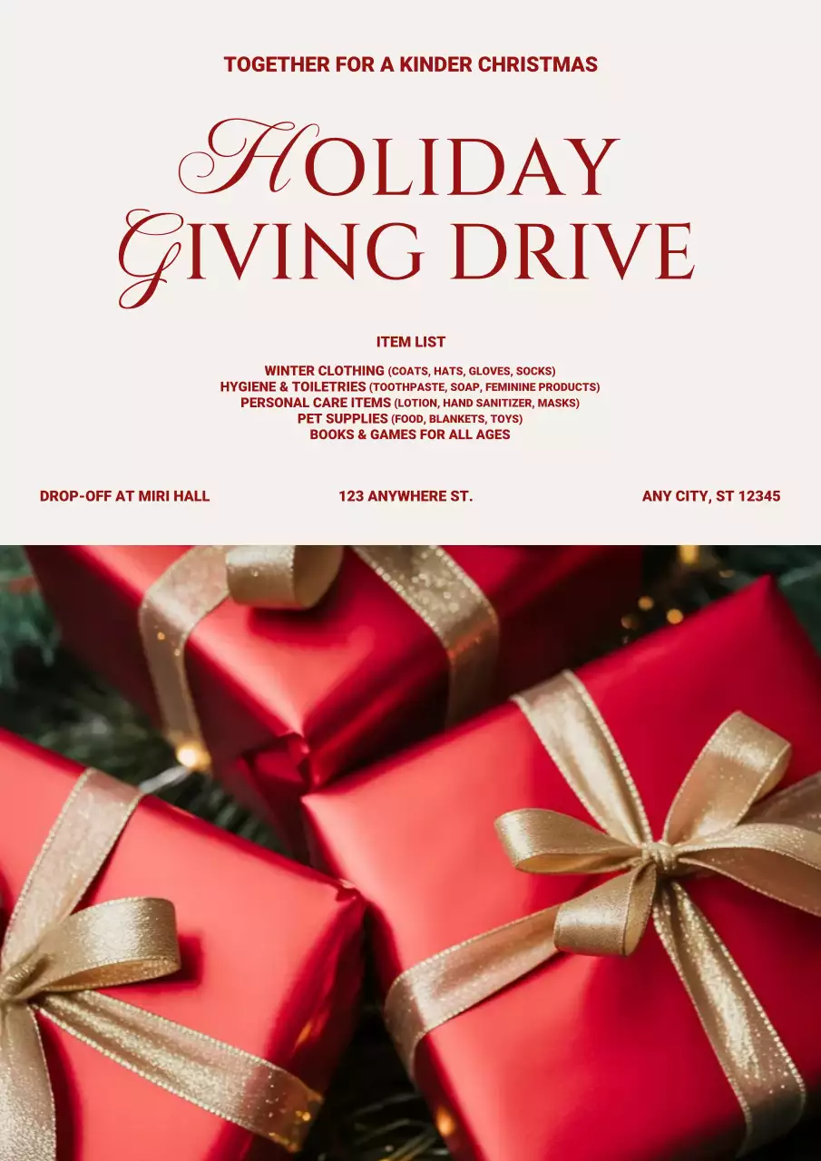 Red Classic Holiday Promotion