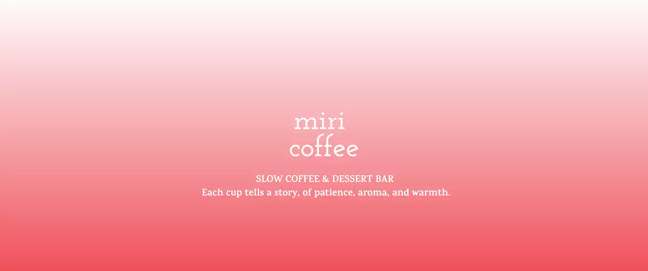 ピンク シンプル コーヒー ラベル 感性テキスト