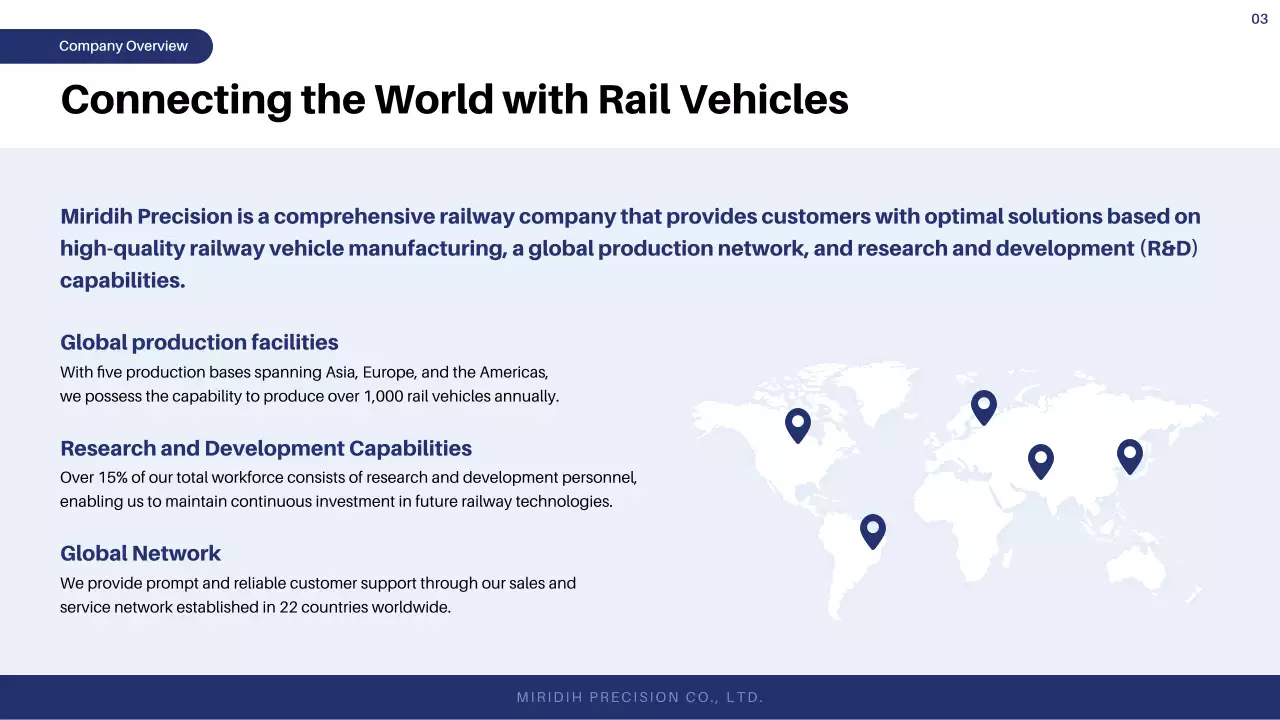 laporan kereta api modern biru