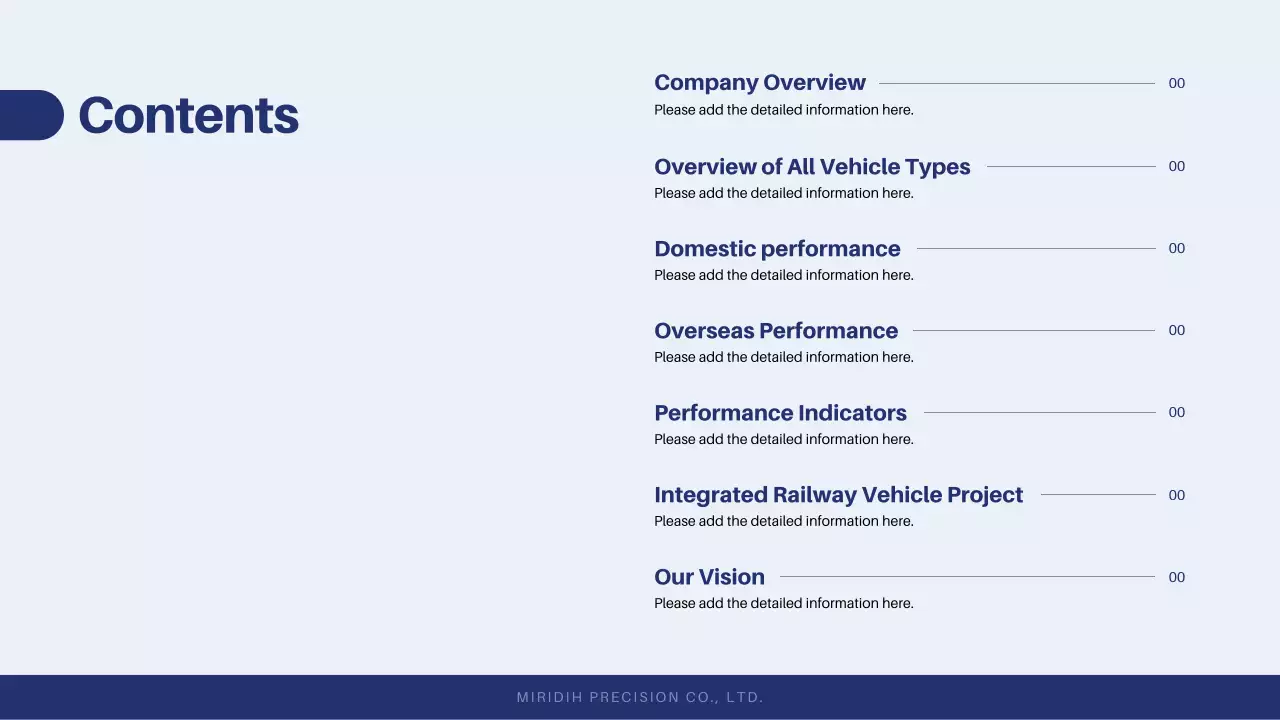 laporan kereta api modern biru