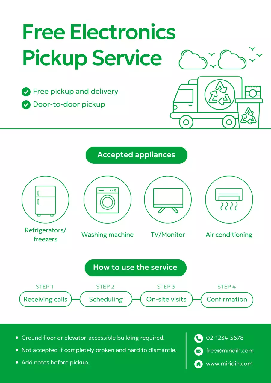 green modern electronics guide