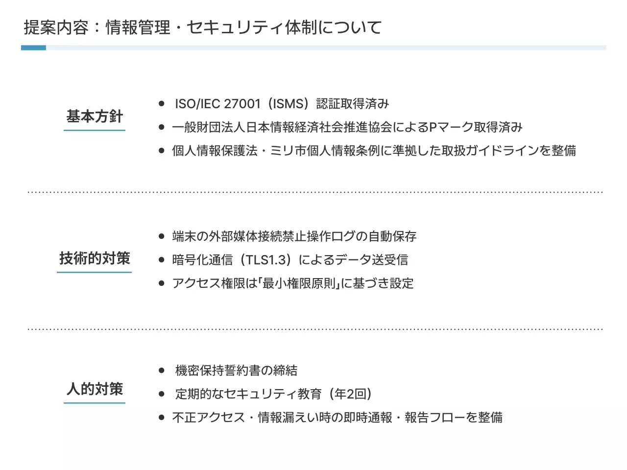 青 シンプル ビジネス 提案書