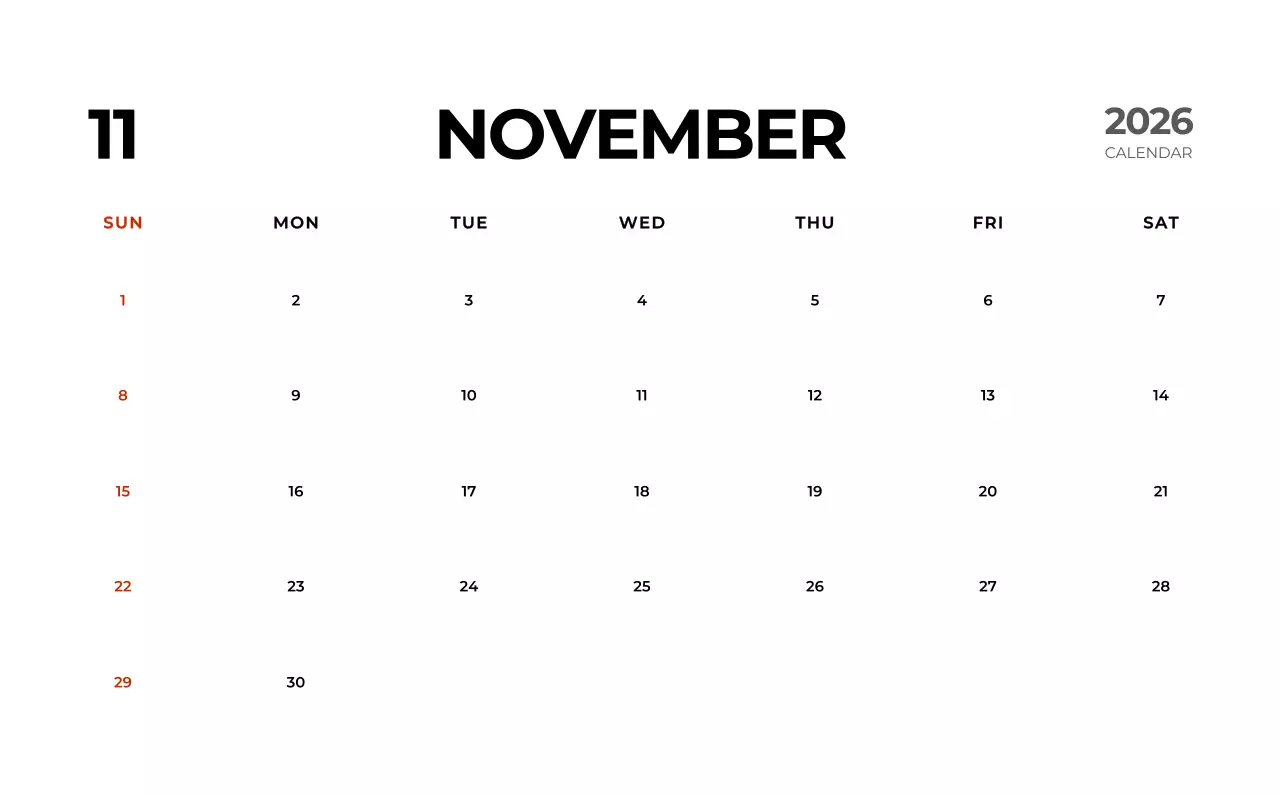 초록 빈티지 계절 캘린더