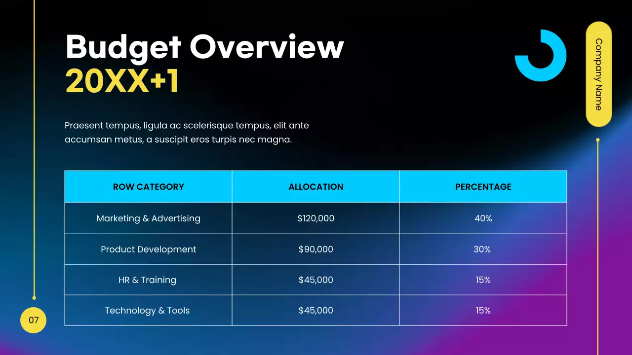 blue modern business plan