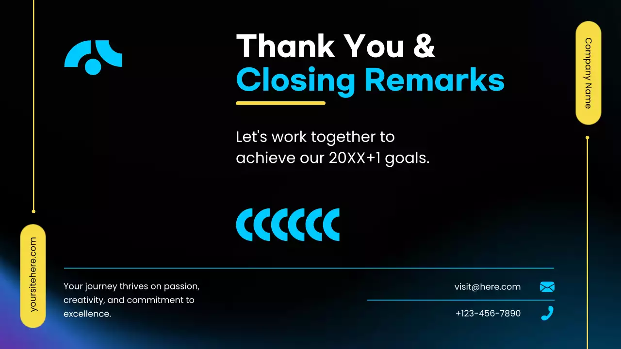 blue modern business plan