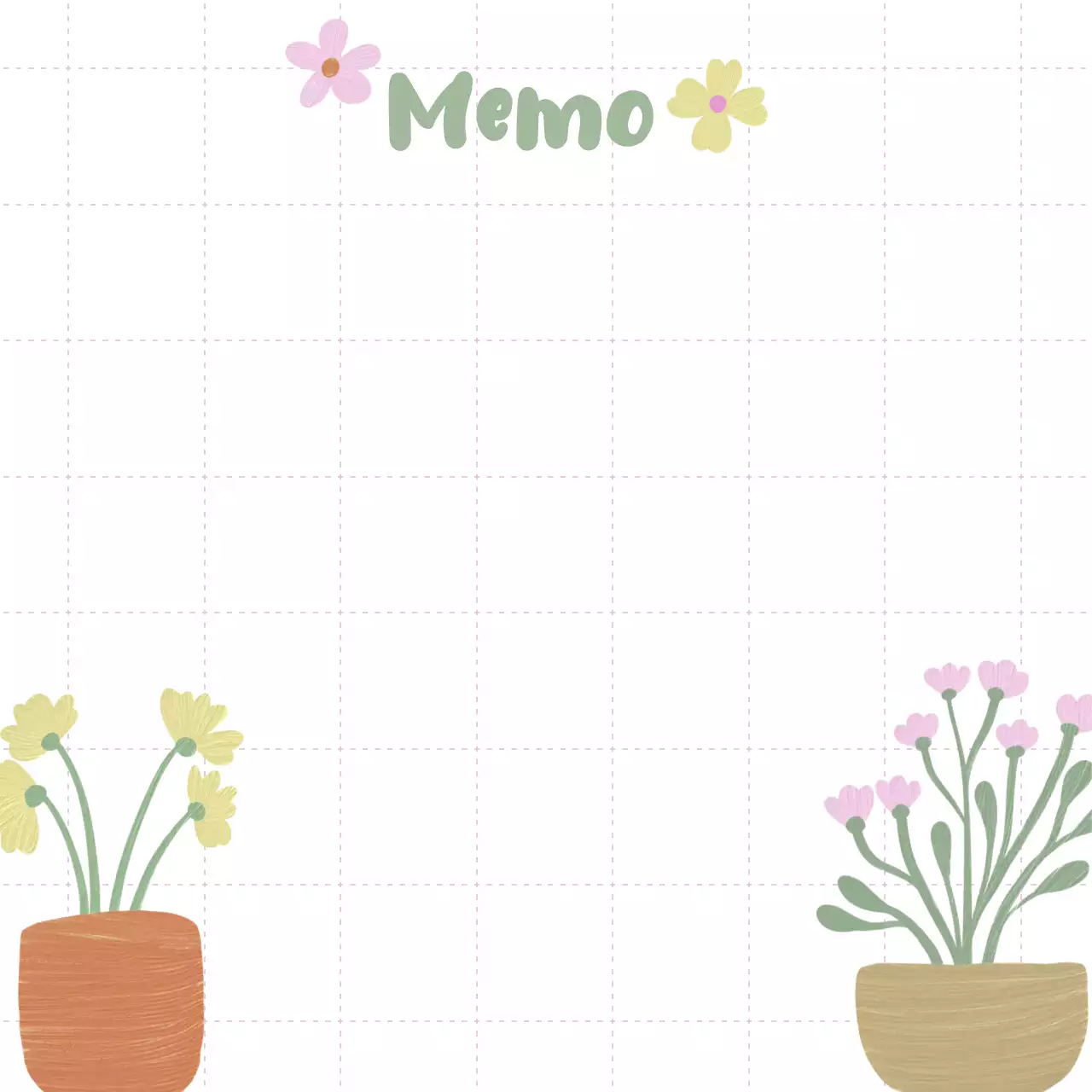 Desain Alat Tulis Bunga Lucu