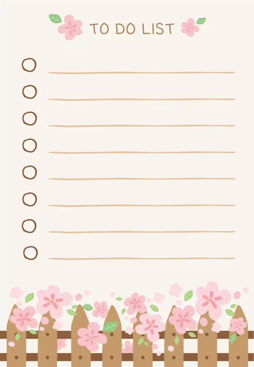 Sổ kế hoạch việc cần làm hình hoa hồng Hàng rào vườn cánh hoa hồng Lịch trình việc cần làm hôm nay kiểm tra kế hoạch lập kế hoạch