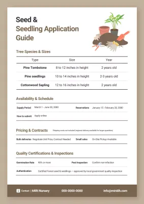 panduan berkebun modern berwarna krem