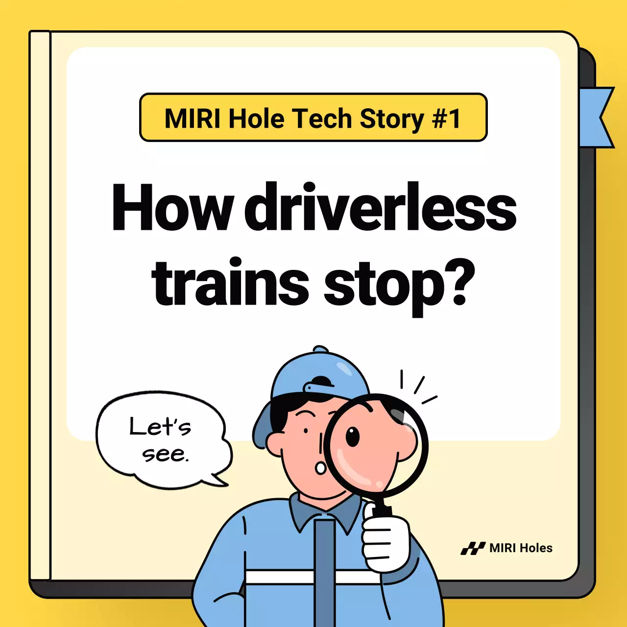 guia de trem moderno amarelo