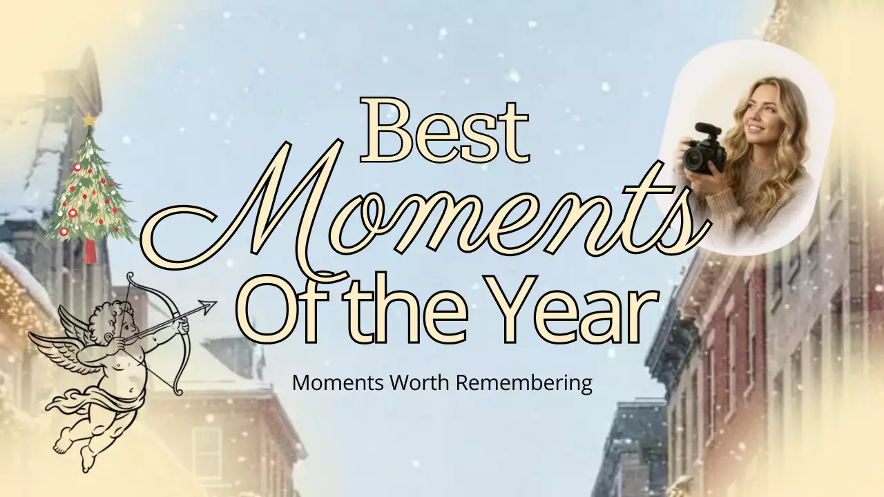 Beige Elegant Holiday Announcement