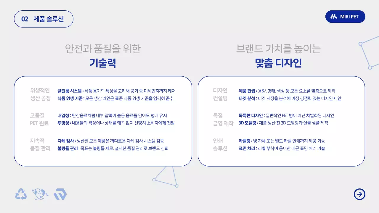 회색 모던 패키징 제안서