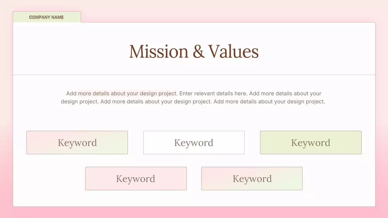 Pink simple Marketing Presentation