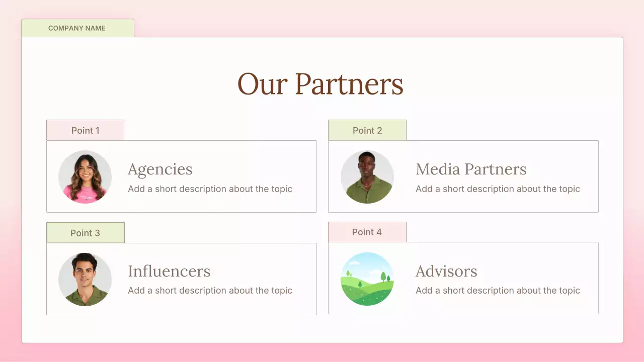 Pink simple Marketing Presentation