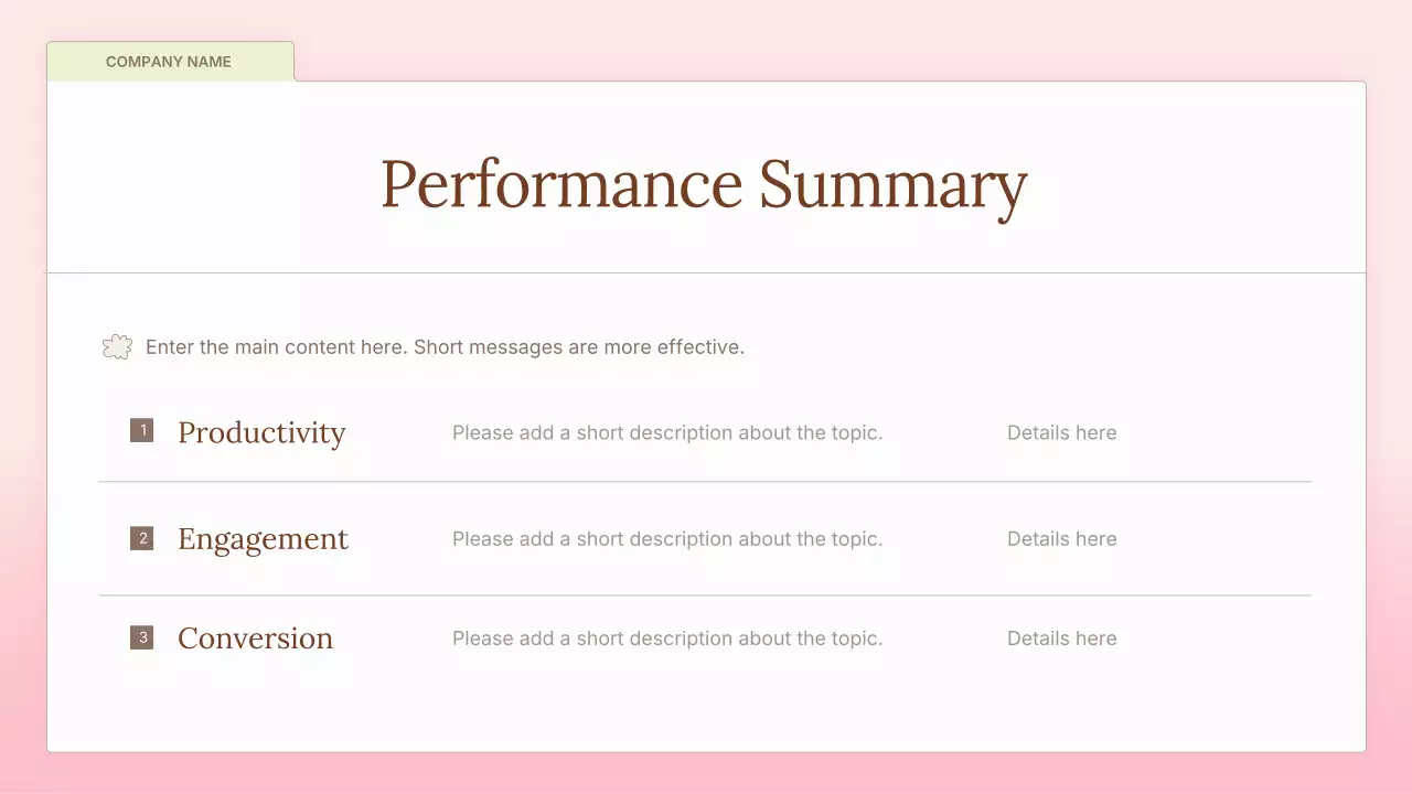 Pink simple Marketing Presentation