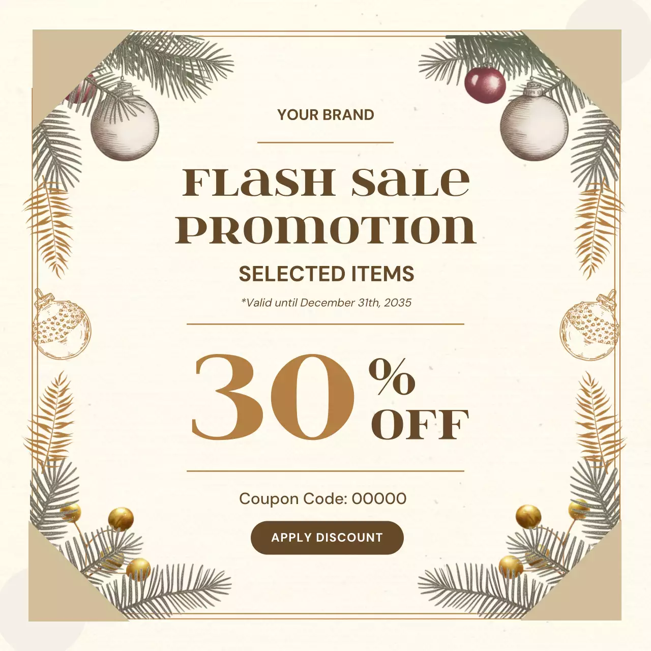 Beige Vintage Sale Promotion