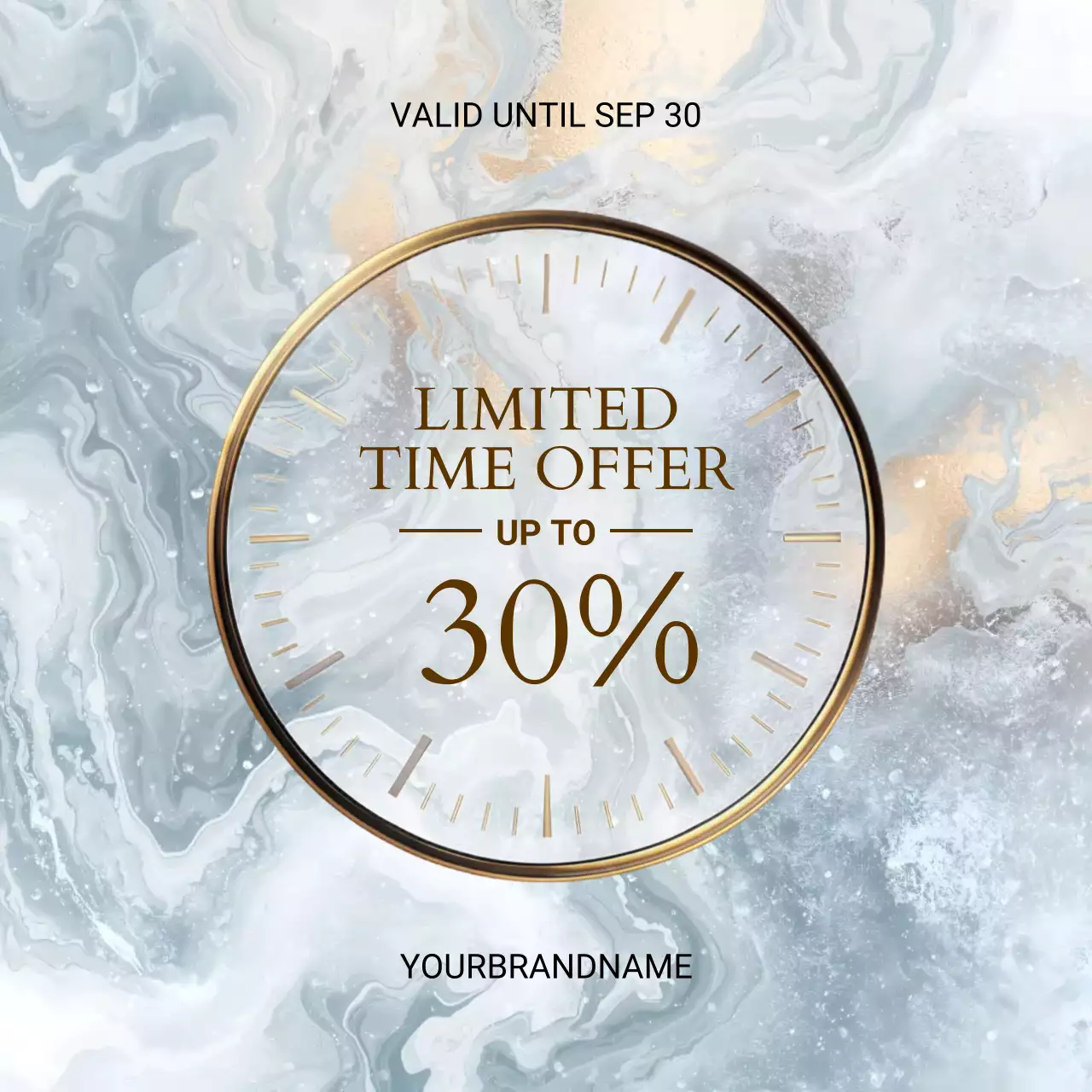 Blue Modern Sale Promotion Instagram Post