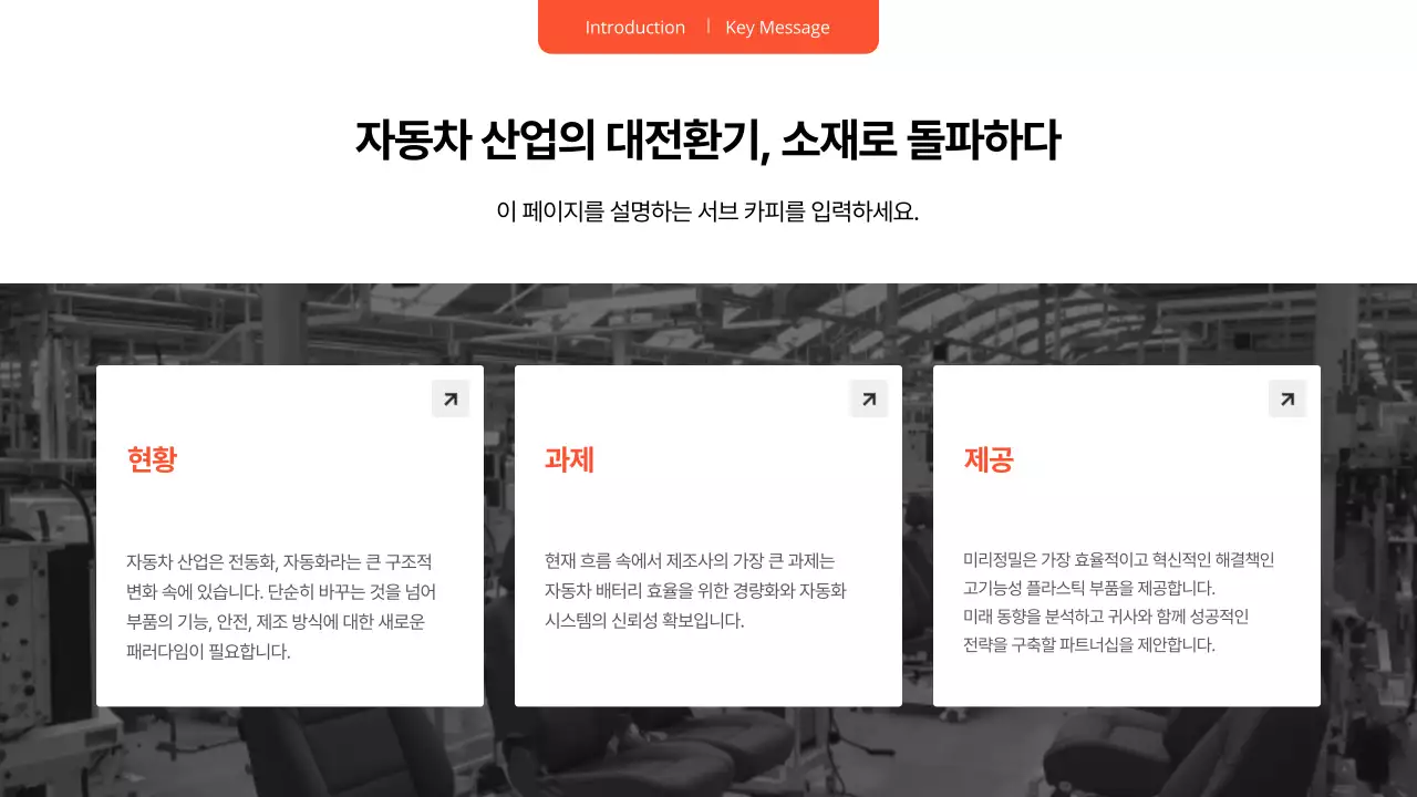 검정 모던 자동차 보고서