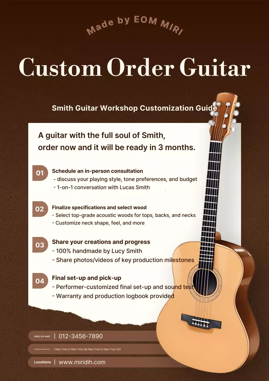 Quảng cáo âm nhạc hiện đại Brown