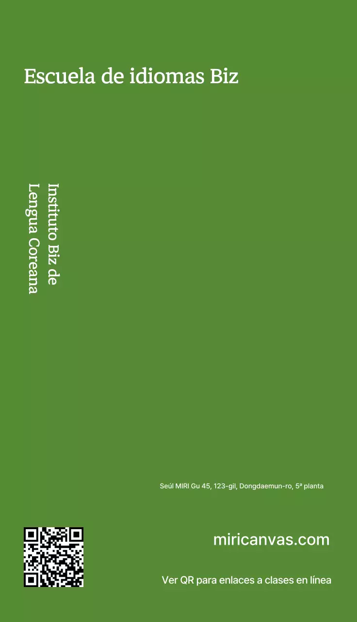 Tarjeta de presentación educativa sencilla en color caqui