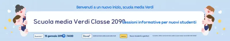 Guida alla sessione informativa della Sky Blue Clean School