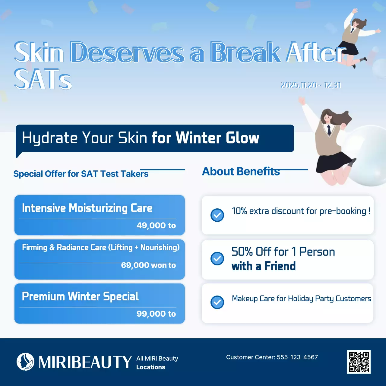 Acara Kecantikan Modern Biru